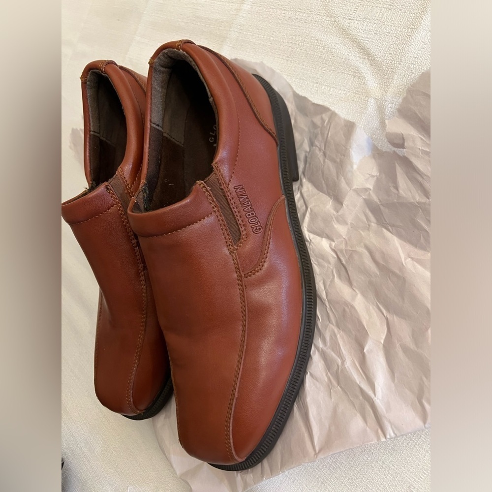 Globalwin Tan Leather Slip-ons Loafers Men's Size 9 - Picture 4 of 4